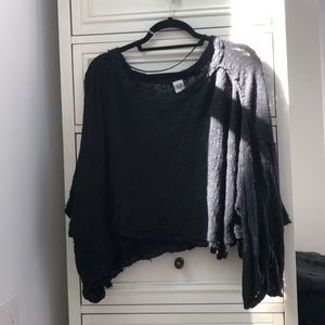 we the free handkerchief hem sweater